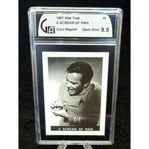1967 Leaf Star Trek TOS Rare #46 Scream of Pain Graded 9.5 Gem Mint